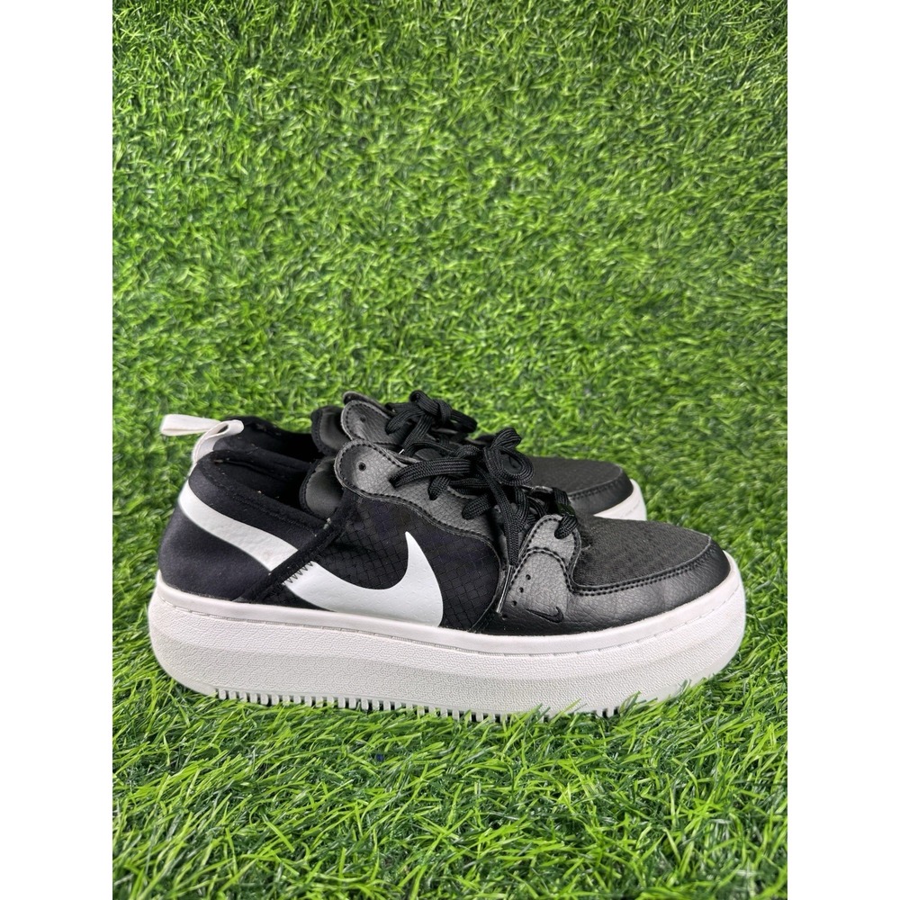 Nike Womens Court Vision Alta TXT CW6536-001 Black Casual Shoes Sneakers Sz 11.5